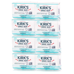 Kirk's Coco Castile sin fragancia, barra de 4 onzas para uso diario.