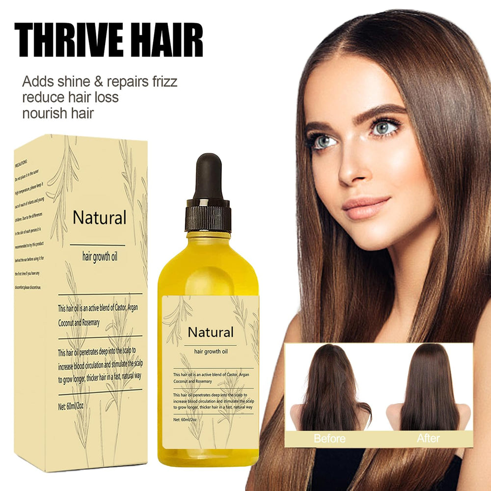 Kisinly Aceite de Romero para cabello seco, nutrición y brillo.