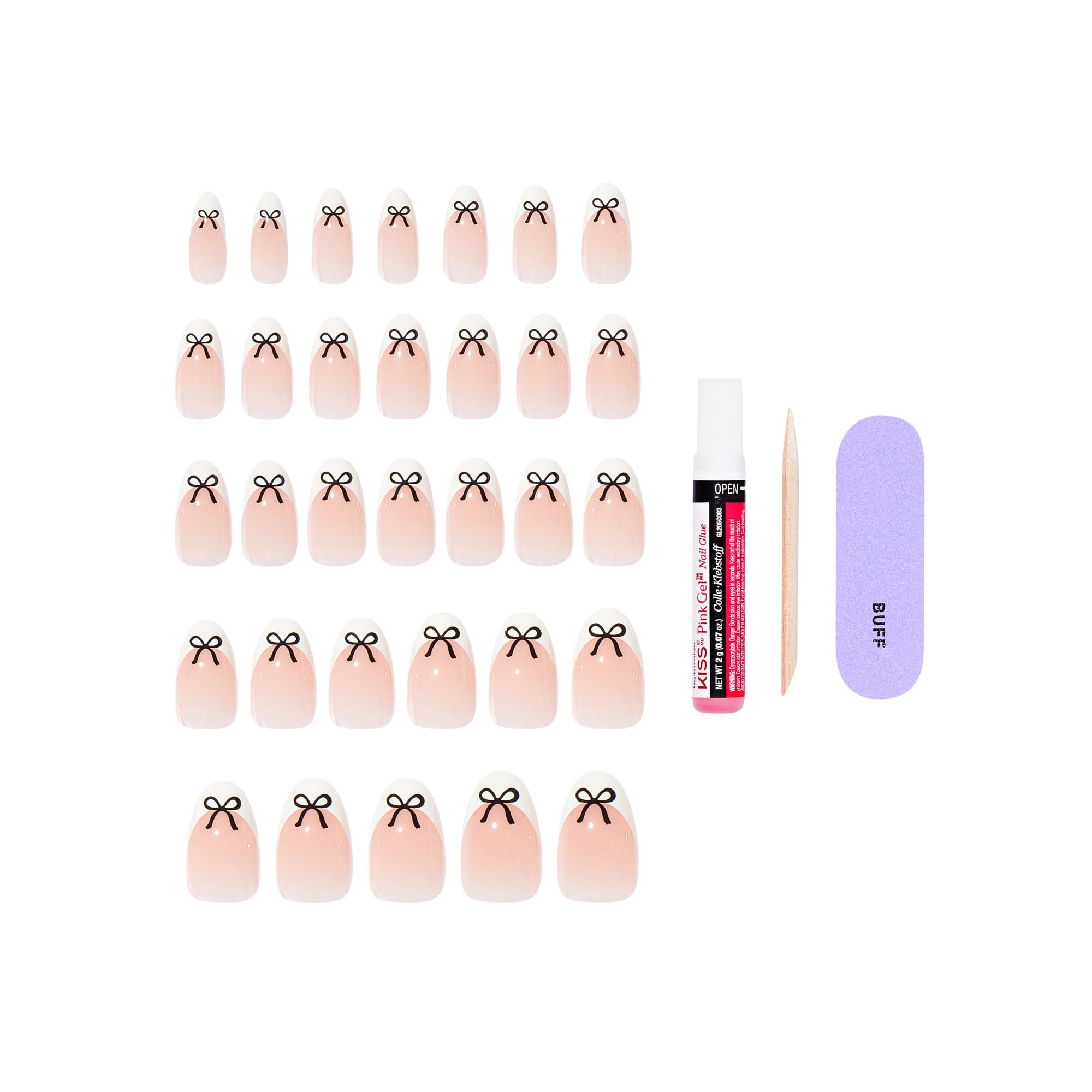 KISS CORE Palillo de manicura incluido para una aplicación limpia.