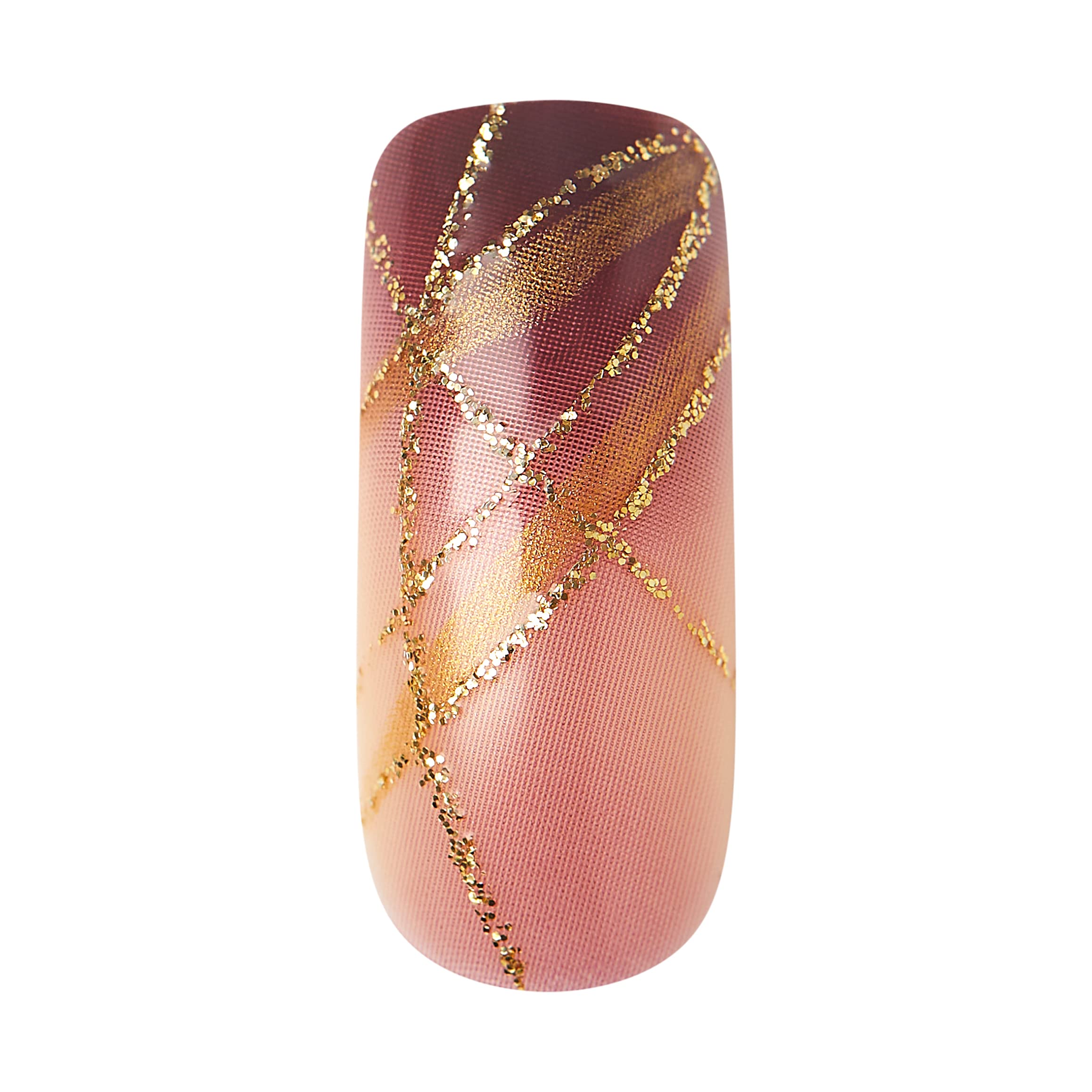 KISS Goldfinger aplicador de manicura incluido, ayuda a colocar uñas con precisión