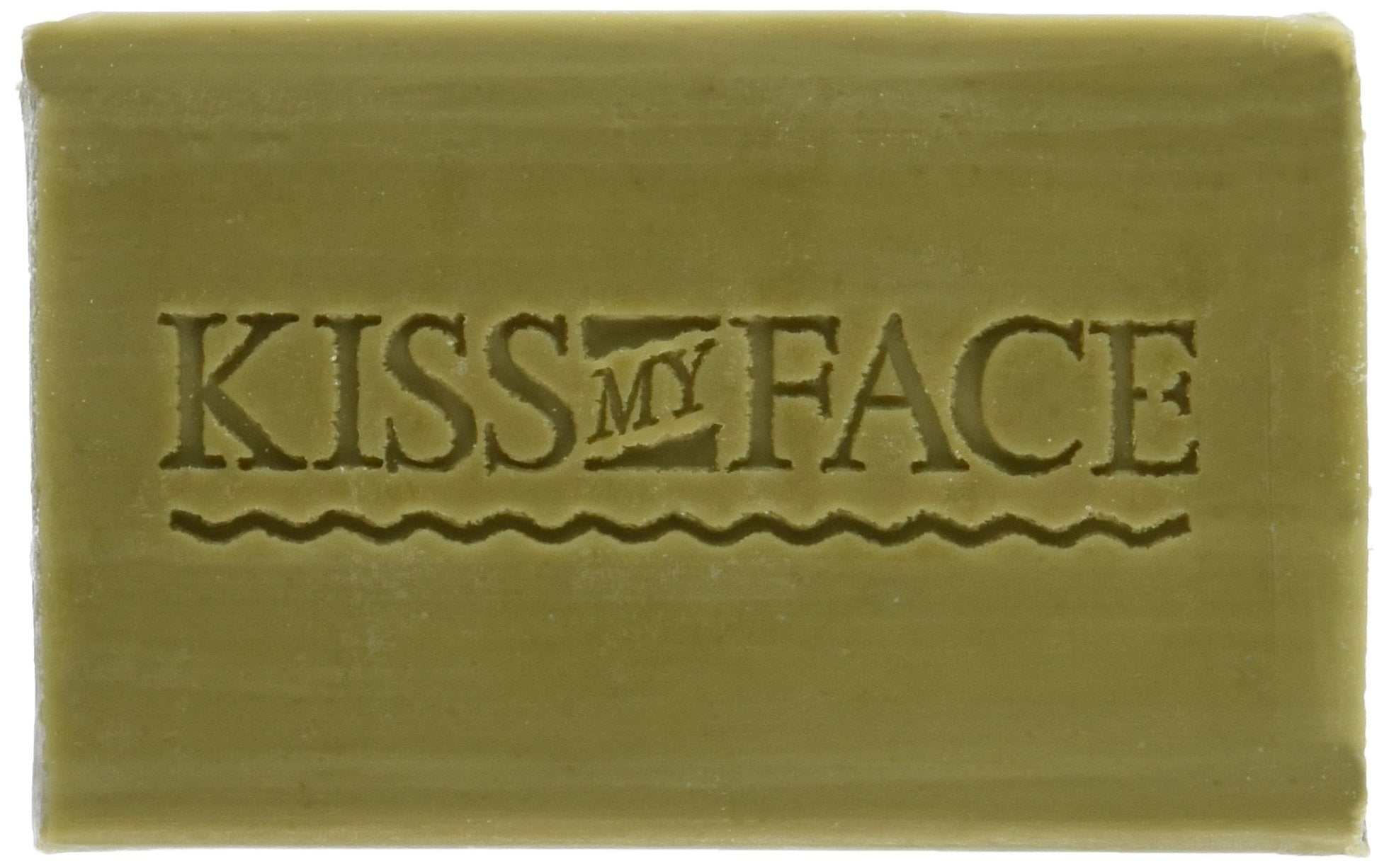 Kiss My Face Bar Soap con ingredientes naturales, sin colorantes artificiales.