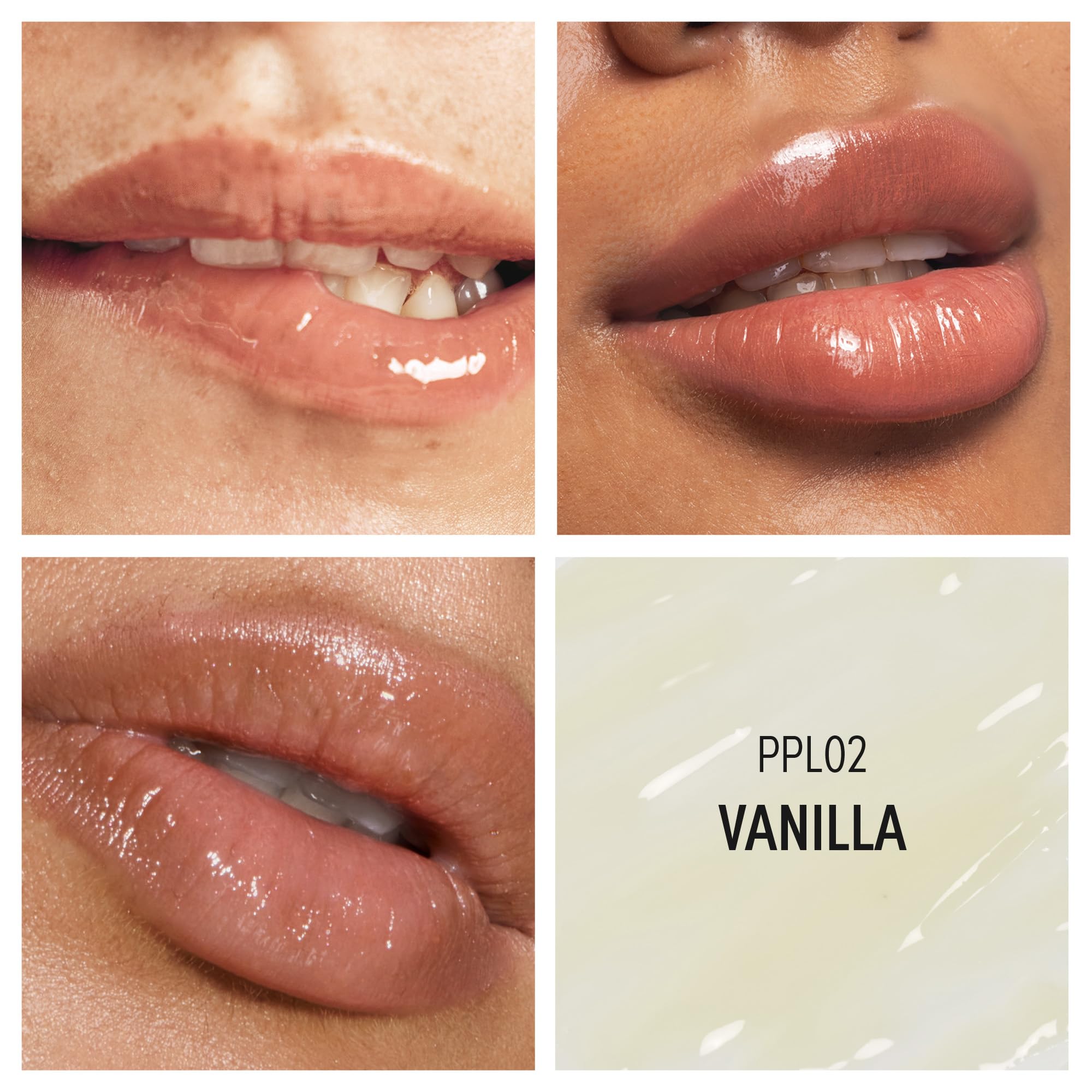 KISS NEW YORK Peptide Lip Treatment ofrece brillo natural que realza el color.