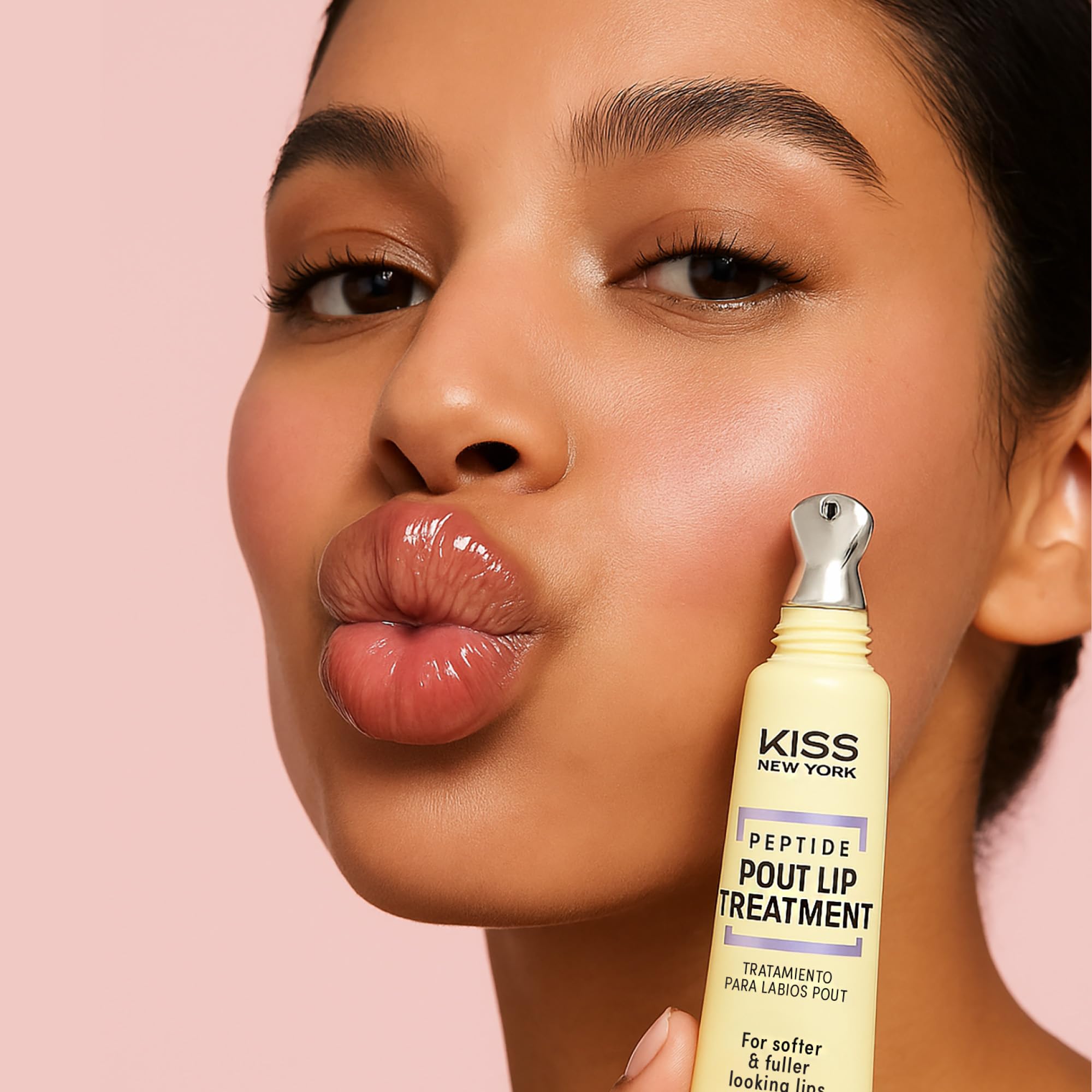 KISS NEW YORK Peptide Lip Treatment sin fragancia para labios sensibles.