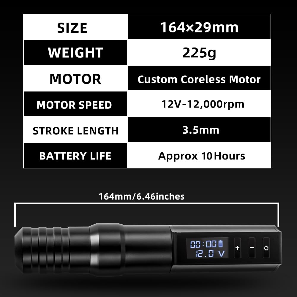 Batería Kiss of Dragon de 2400mAh para largas sesiones sin interrupciones.