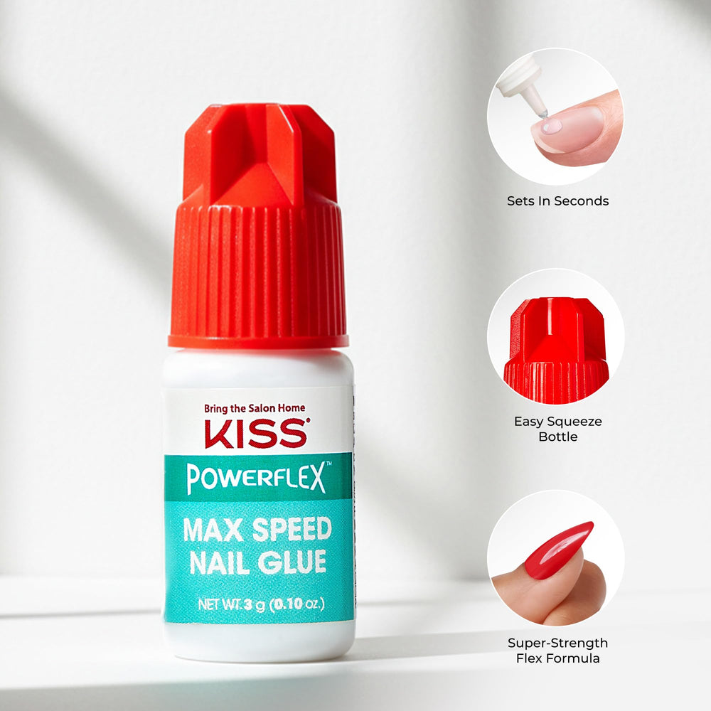 KISS PowerFlex para wraps y tips con fijación duradera.