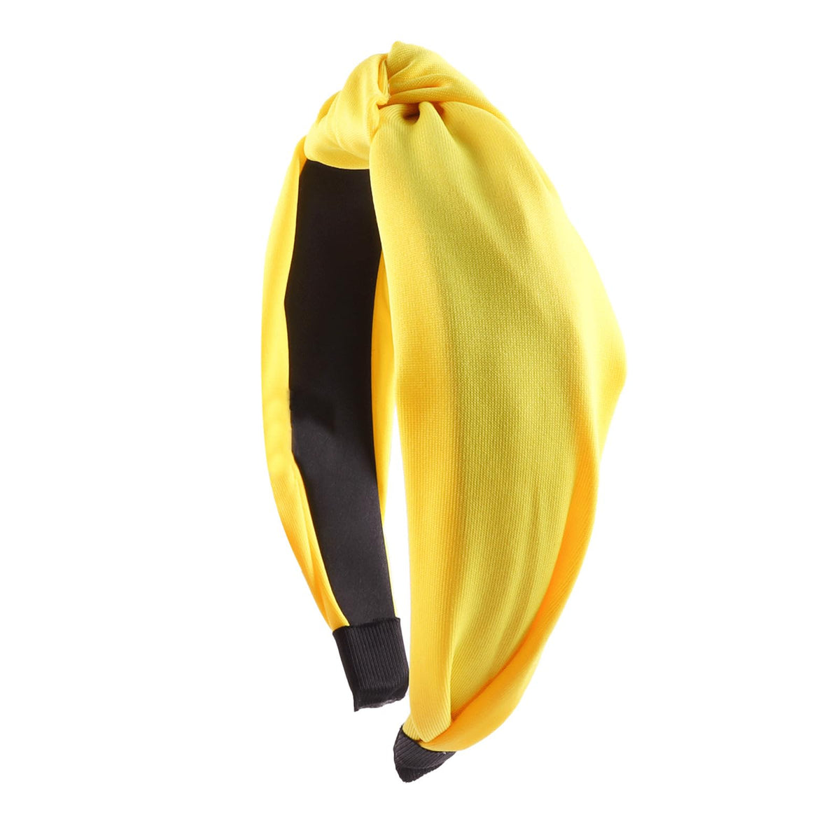 Kistreao diadema amarilla con nudo, añade elegancia y comodidad a tus peinados