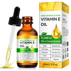 KITNOBLIS Aceite Vitamina E, botella; hidrata profundamente la piel.