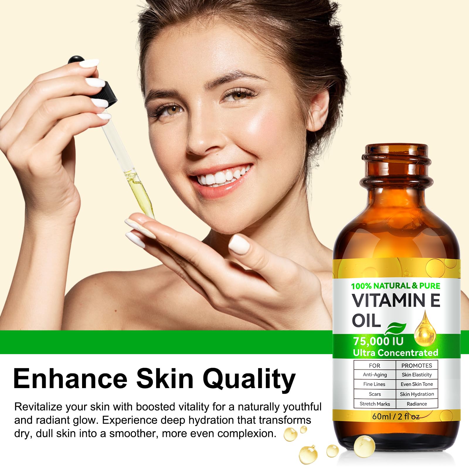 KITNOBLIS Vitamina E, rostro; suaviza arrugas y mejora elasticidad.