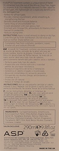 Kitoko Aceite 9,8 onzas: aplicación en pelo mejora elasticidad y suavidad