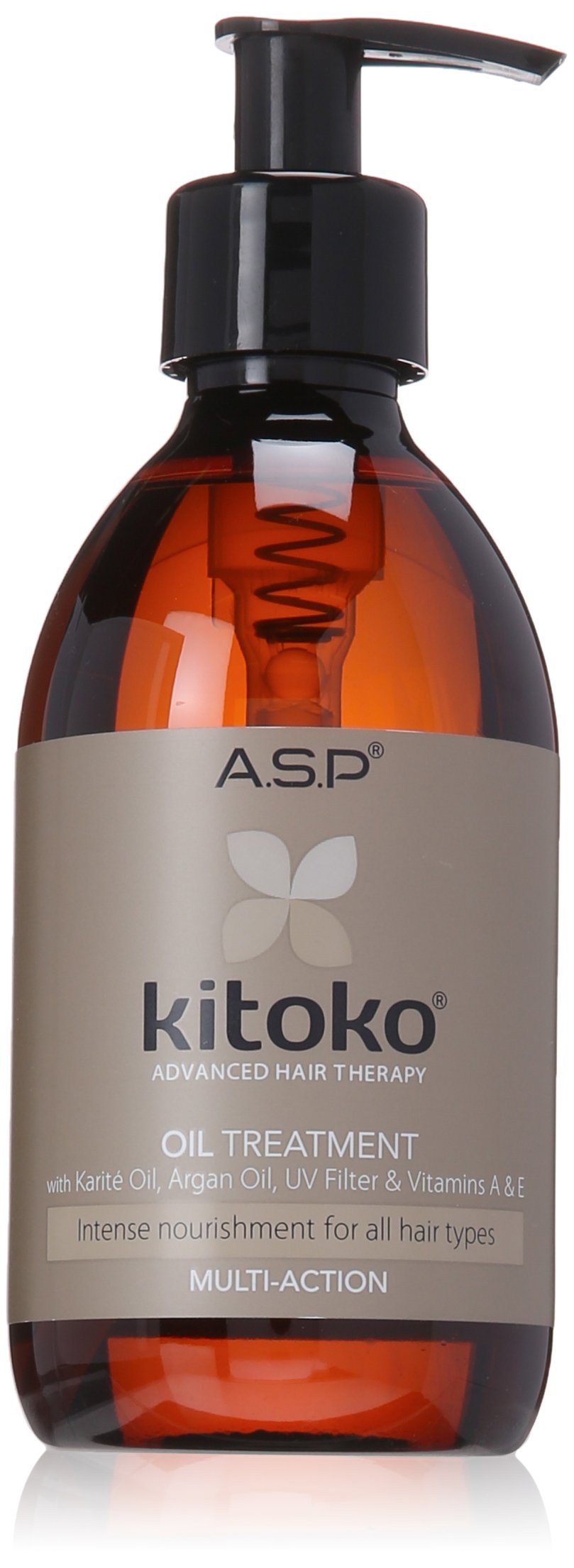 Kitoko Aceite 9,8 onzas: botella vertida para una aplicación suave