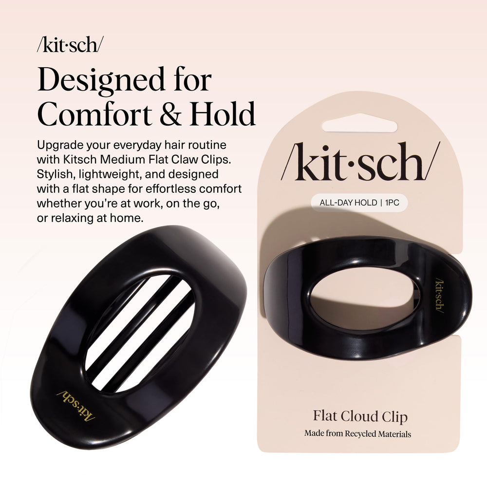 Kitsch clip plano para pelo liso mantiene el peinado sencillo y sin resbalones.