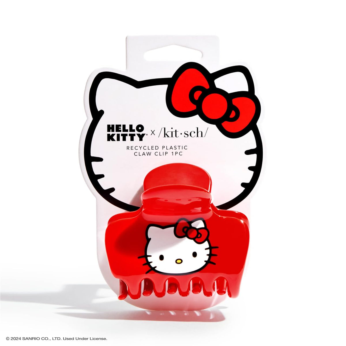Pinza Puffy Media de Kitsch Hello Kitty, agarre suave para cabello medio