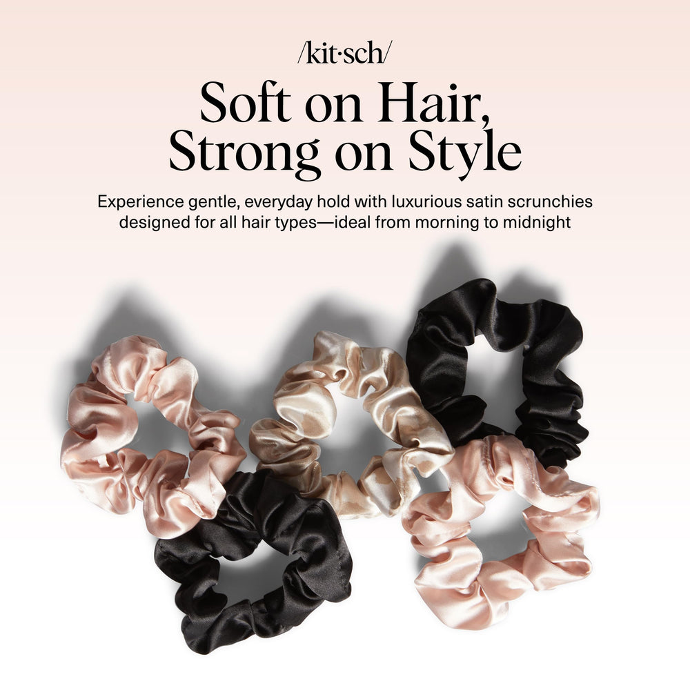 Kitsch scrunchies como regalo ideal para amigas y estudiantes.