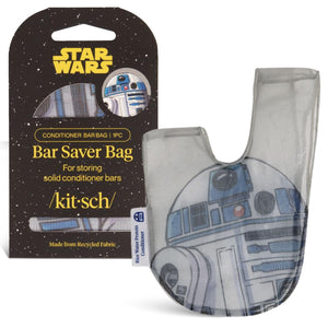 Kitsch x Star Wars R2-D2: bolsa-jabon-malla para secado rápido y uso práctico en viaje