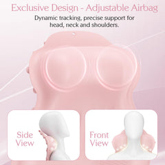 Kixcvdm almohada baño silicona rosa con airbag 4D para ajuste personalizado