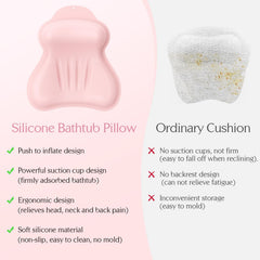 Kixcvdm almohada de silicona rosa, fácil de limpiar y secar