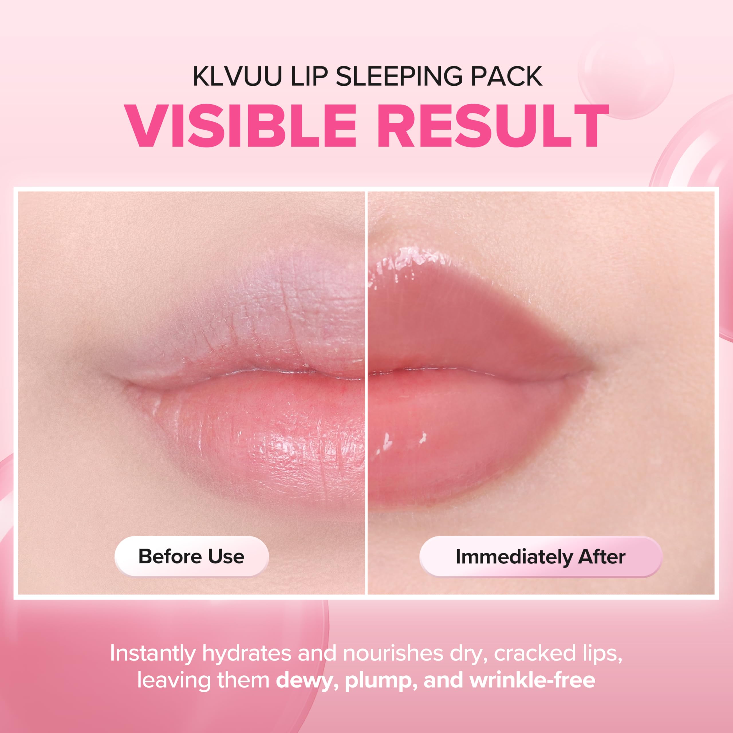 Klavuu Lip Mask Sleeping Pack, brillo natural para una sonrisa más luminosa
