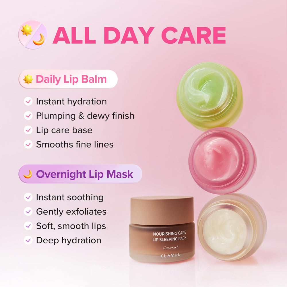 Klavuu Lip Mask Sleeping Pack, exfoliación suave para renovar la piel de los labios