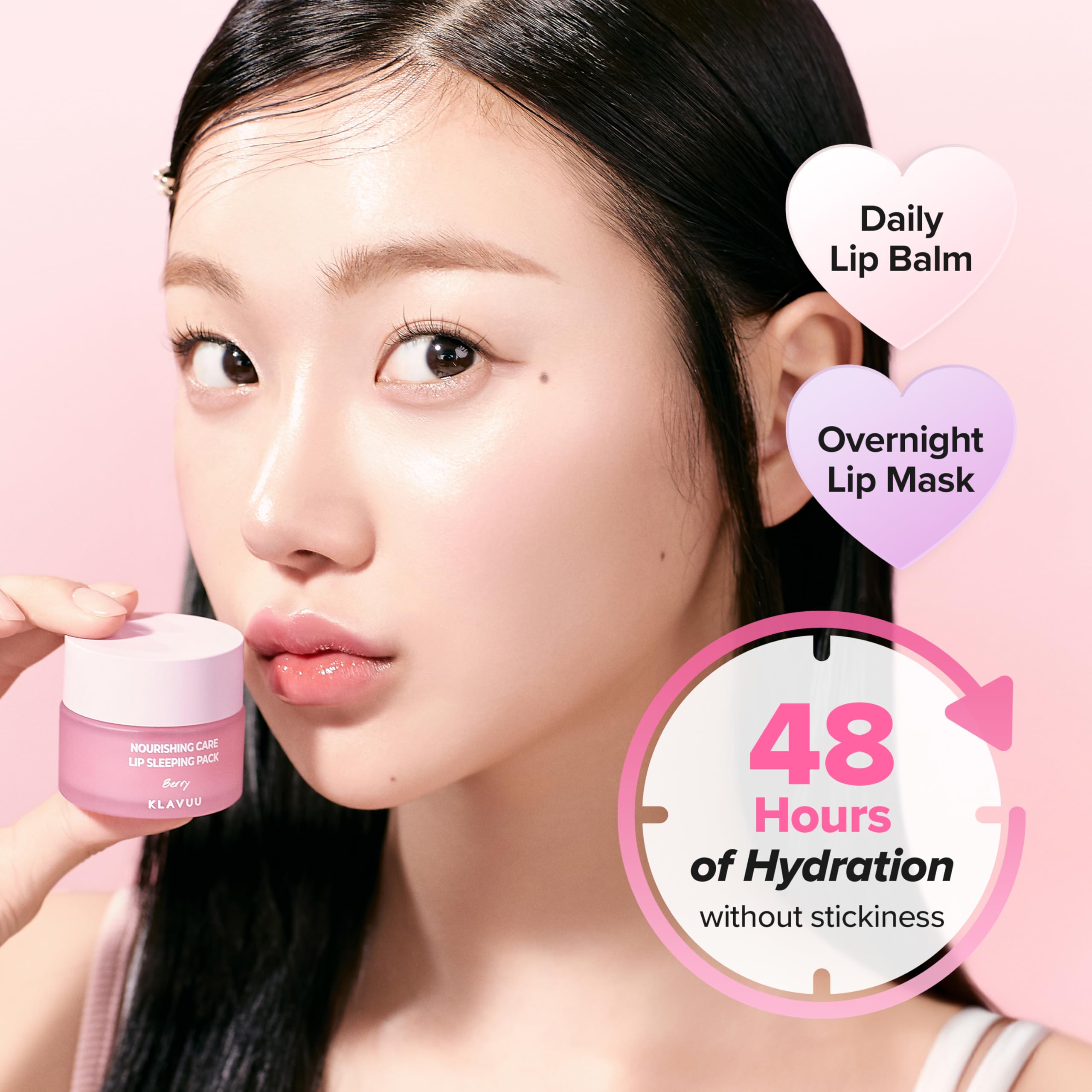 Klavuu Lip Mask Sleeping Pack, nutrición con aceites para labios más sanos al despertar