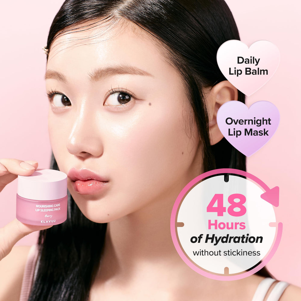 Klavuu Lip Mask Sleeping Pack, nutrición con aceites para labios más sanos al despertar
