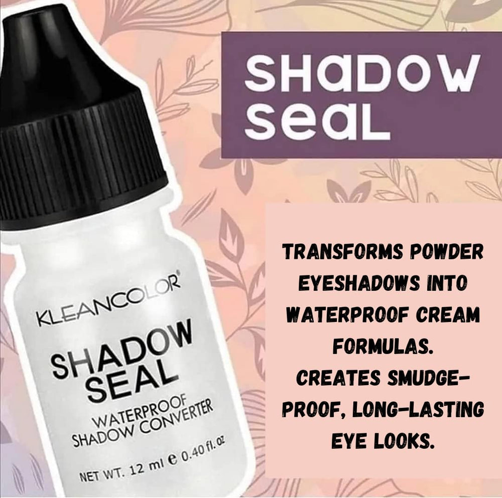 Kleancolor Shadow Seal aplicación fácil, transforma sombras al instante.