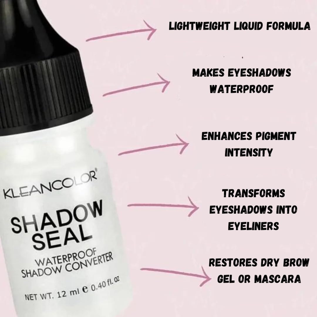 Kleancolor Shadow Seal mezcla pigmentos, colores más vibrantes.