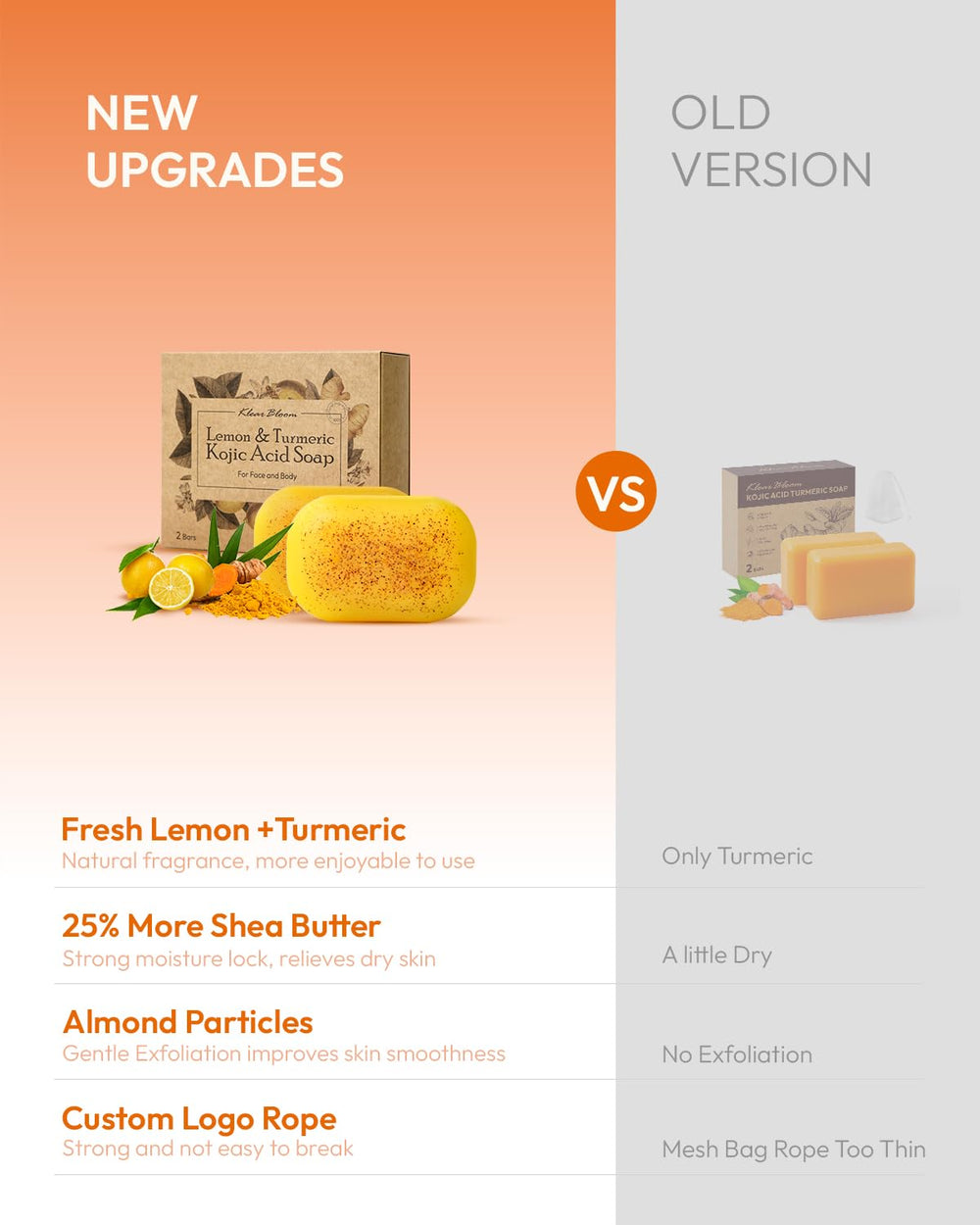 KlearBloom vitamina C y retinol para elasticidad y brillo.