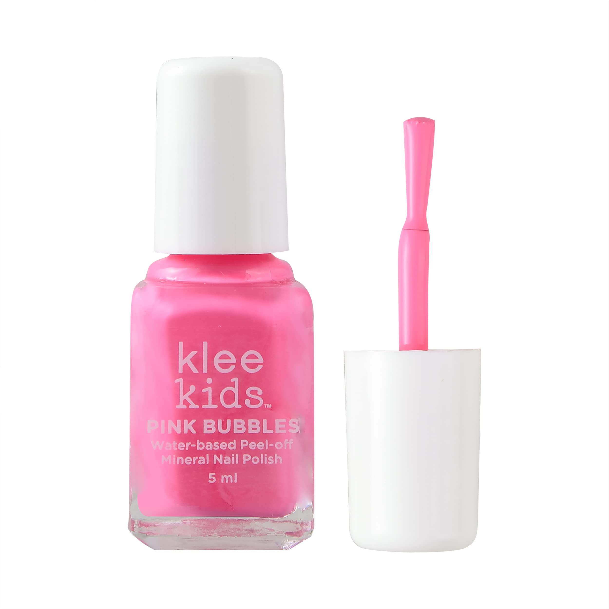 Klee Naturals Luna Star niña aplicando maquillaje de juego seguro.