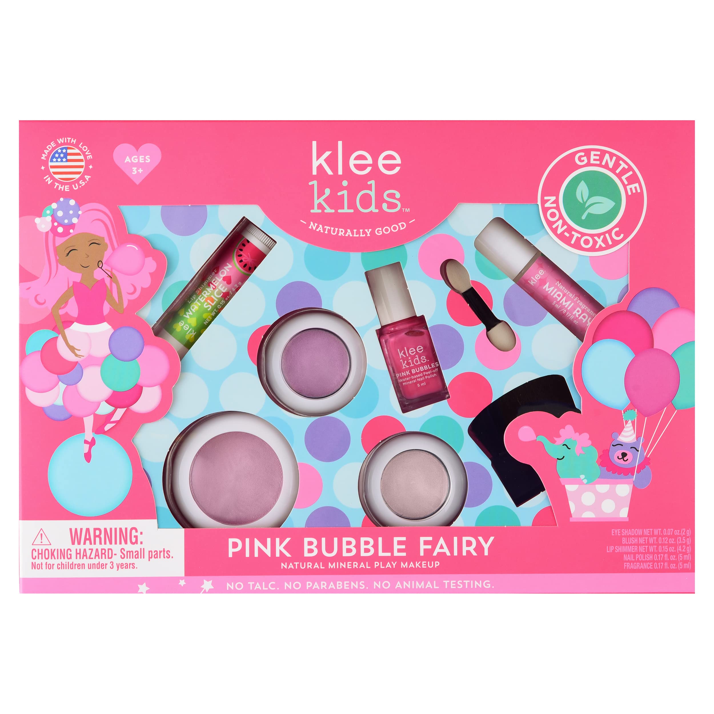 Klee Naturals Luna Star sombras rosas para juegos seguros y creativos.