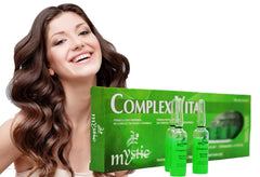 Kleravitex Mystic Vital Ampollas: botella frontal para fortalecer el cabello.