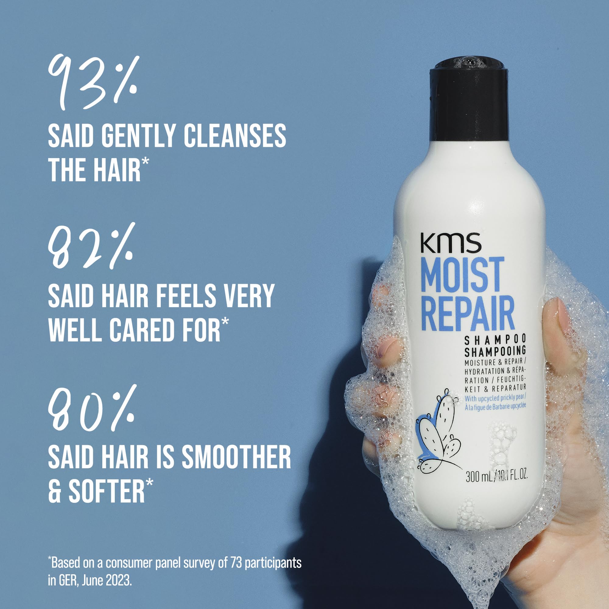 KMS MoistRepair: microbioactivos que fortalecen la fibra capilar