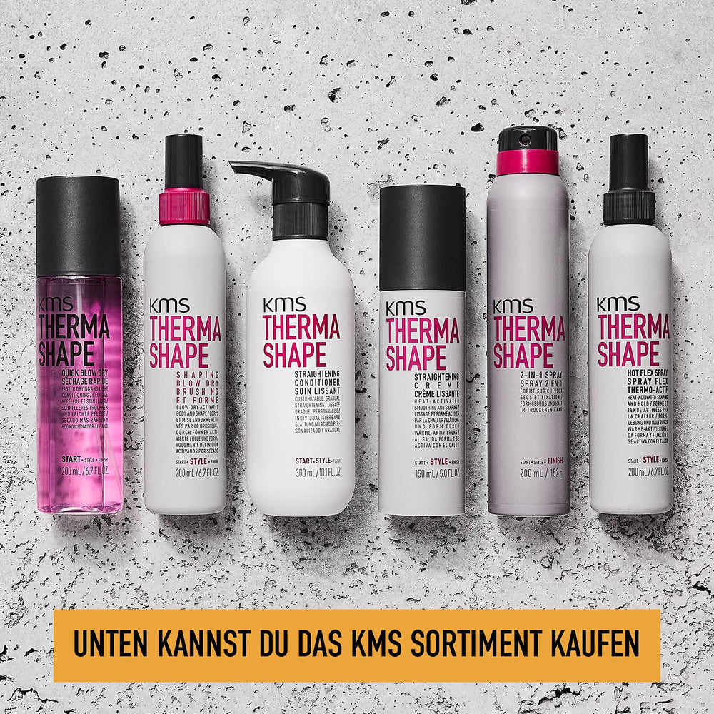 KMS ThermaShape Hot Flex Spray ofrece acabado suave y control.