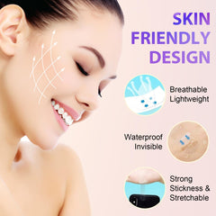 KODASNY cinta levantamiento cuello invisible para un cuello más definido durante todo el día.