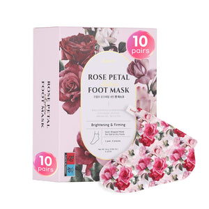 Koelf Mascarilla para Pies Satín de Pétalos de Rosa envase, hidratación para pies
