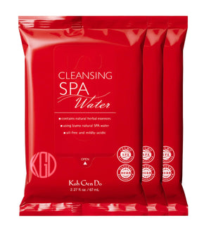 Toallitas Koh Gen Do spa: limpieza suave sin enjuague para uso diario.