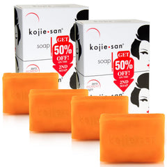 Jabón Kojie San con ácido kojico original para iluminar manchas.