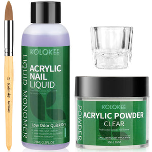 Kolqkee kit uñas acrilicas polvo textura duradera