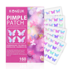 Parche KONEUK para acné en forma de mariposa absorbe secreciones