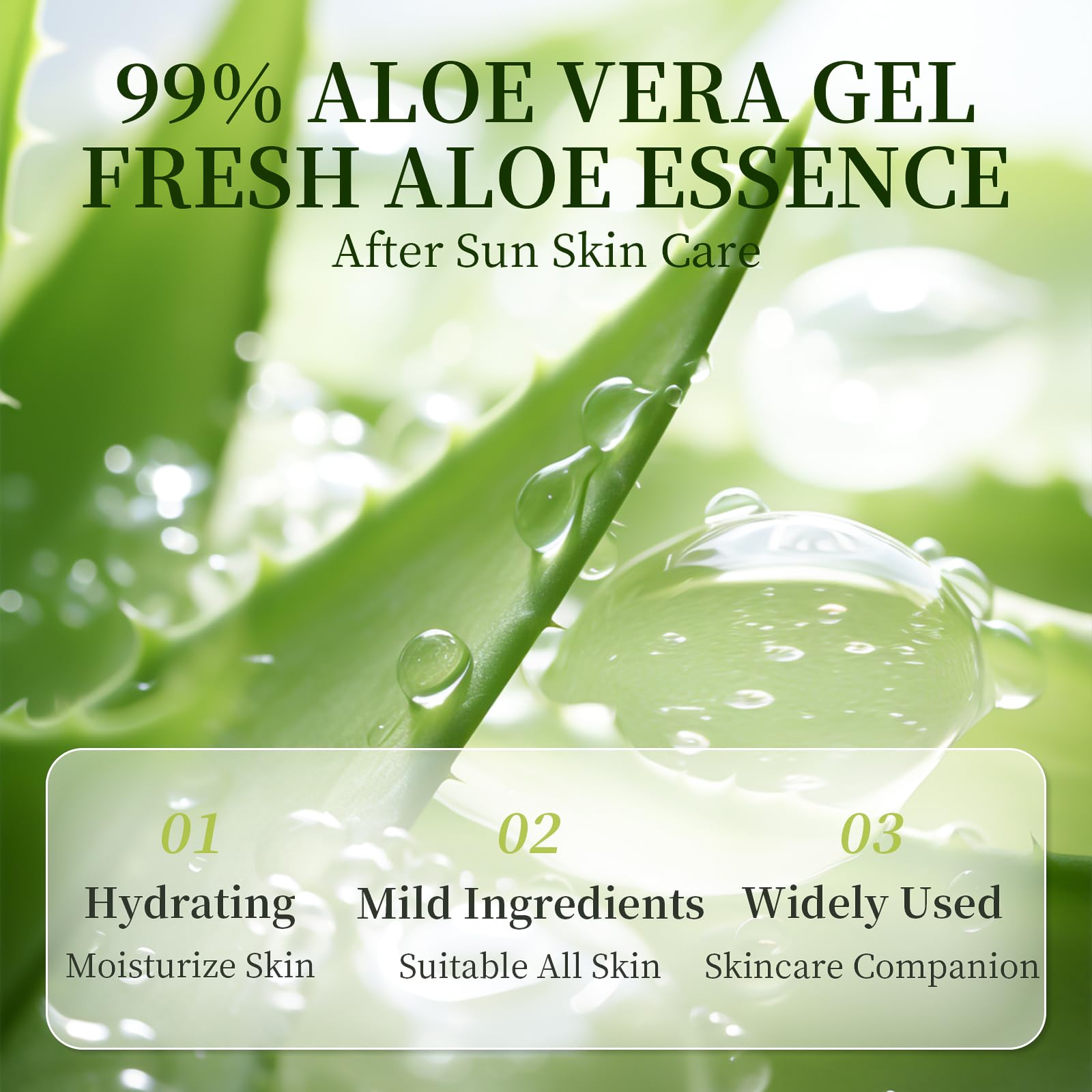 KONEUK gel de aloe vera para rostro con absorción rápida