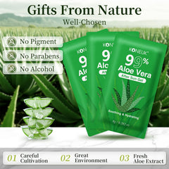KONEUK gel de aloe vera tamaño viaje para cuidado de la piel tras sol