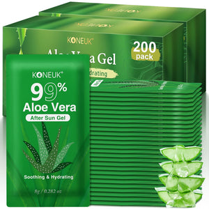 KONEUK gel de aloe vera, empaque de 200, ideal para viaje.