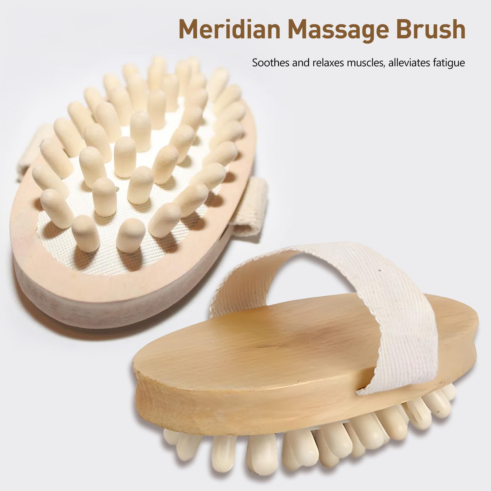 Kootinn cepillo corporal de madera para masaje suave en la piel.