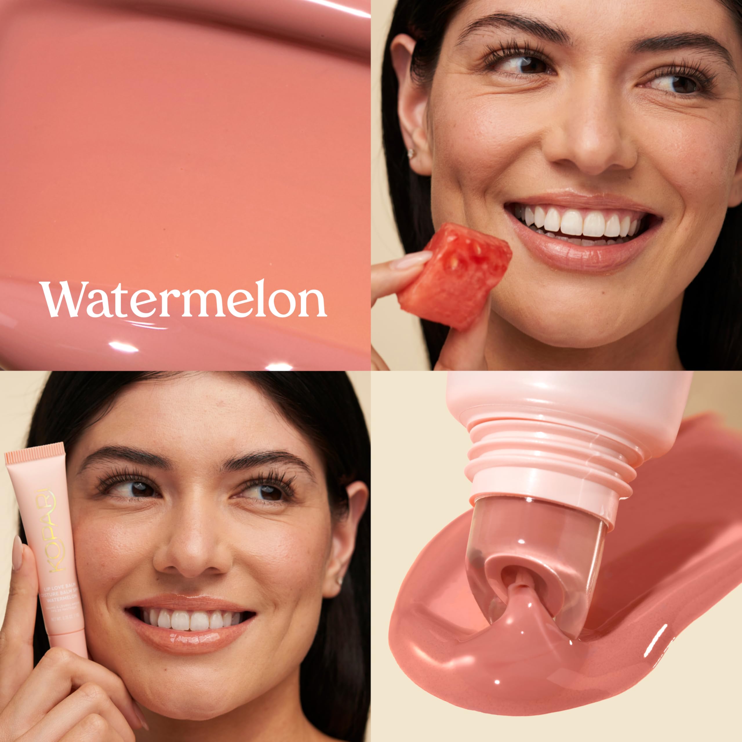 Kopari Lip Love textura suave con squalane para labios hidratados.