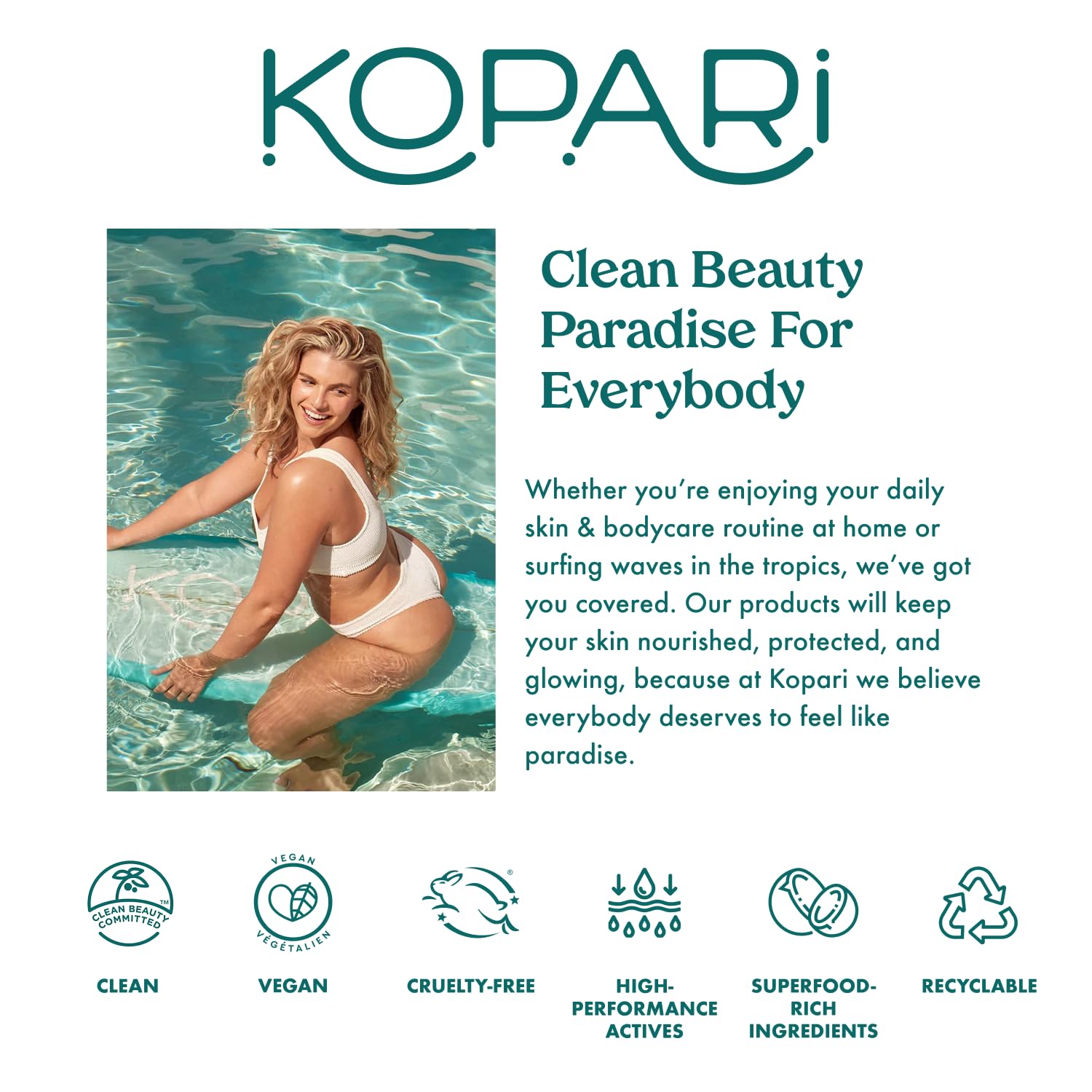 Kopari barra solar SPF 40 ideal para retoques durante el día