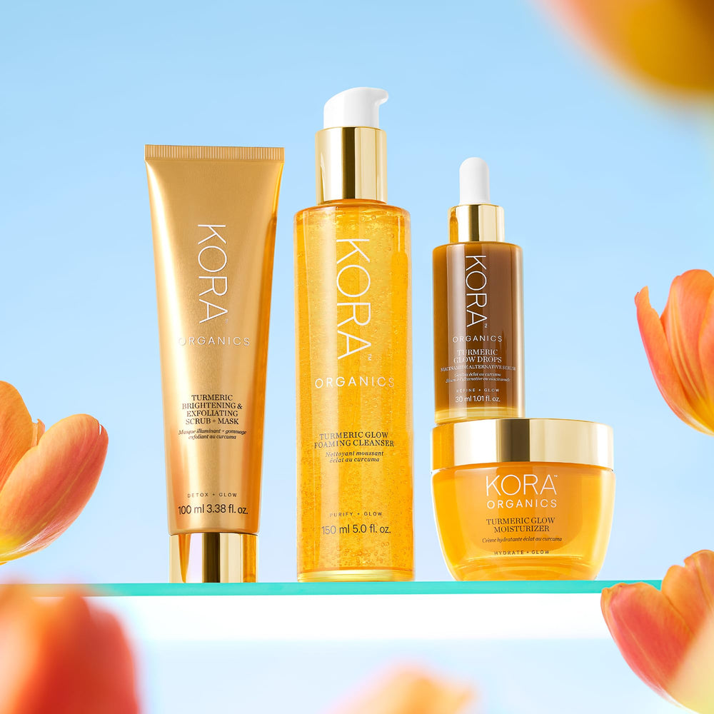 KORA Organics Turmeric Glow Drops hidratantes gracias al agua marina atlántica