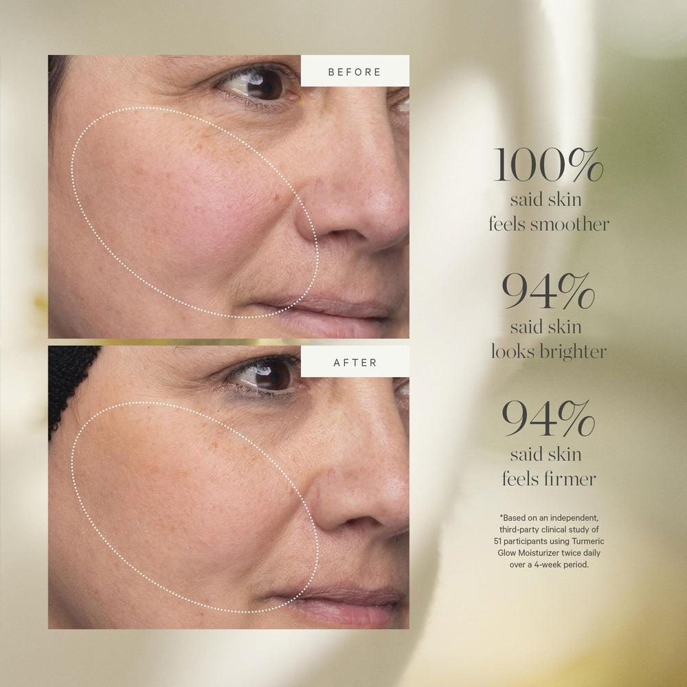 KORA Organics Turmeric Glow crema ingredientes clave turmerico para brillo natural