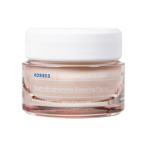 KORRES crema nocturna Rosa Silvestre para hidratación profunda durante la noche