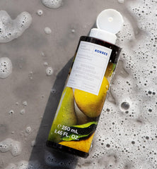 KORRES activos aloe-trigo-malvavisco, ingredientes naturales para mantener la humedad.