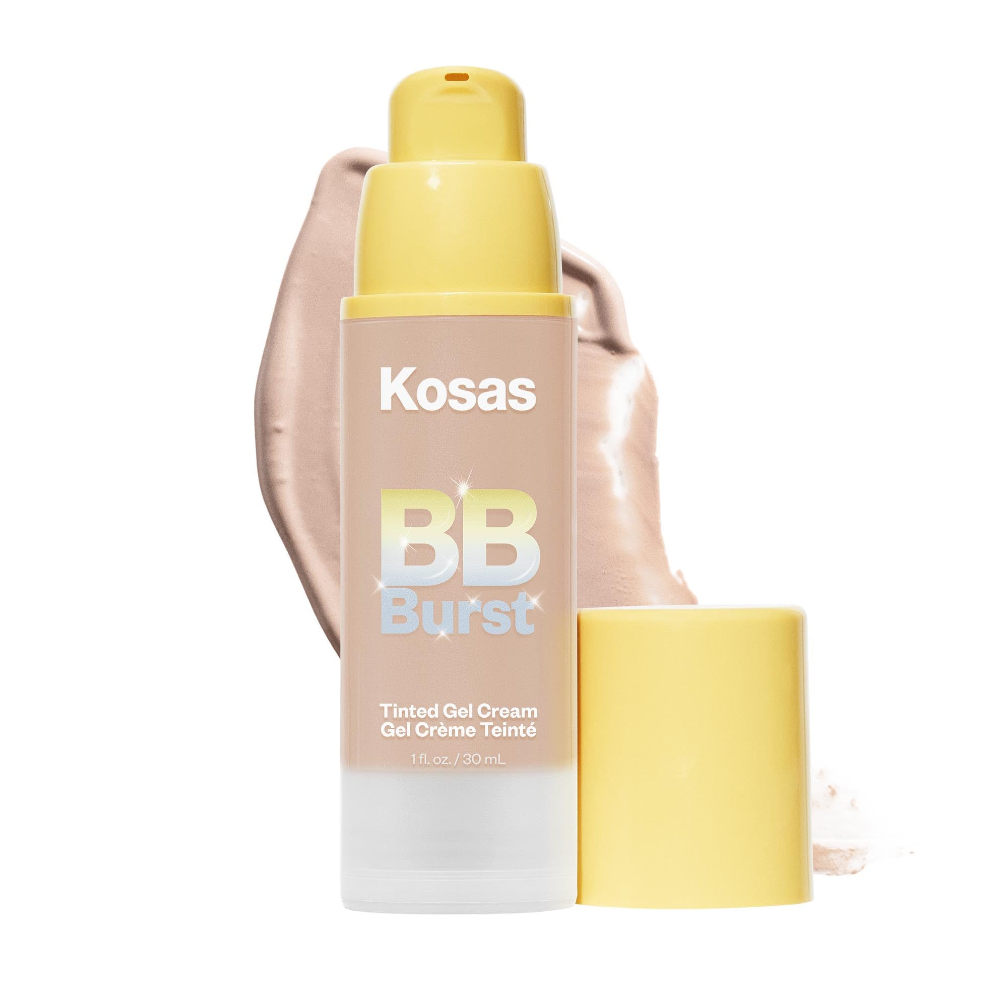 Kosas BB Burst crema-gel con color en botella para un acabado natural