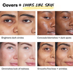 Kosas Revealer Concealer textura ligera para un acabado cómodo y limpio.